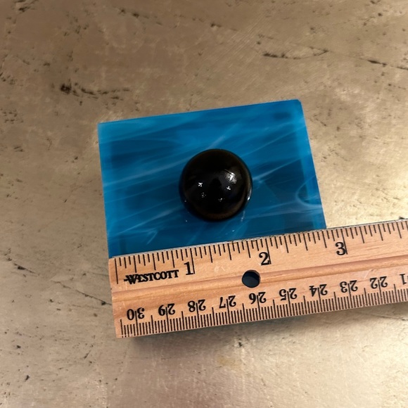 Glass Art Box with Feet & Mirror - Picture 10 of 11